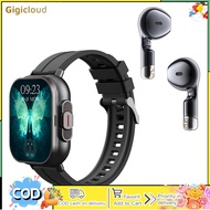 D8 Smart Watch With Earbuds Fitness Tracker Sports Recorder Heart Rate Blood Pressure Blood Oxygen M