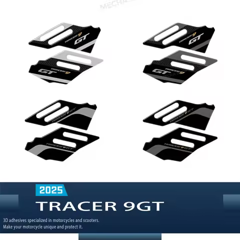 For Tracer 9 GT + Y-AMT 2025 Sticker Foot Protection 3D Gel Sticker Motorcycle Accessories