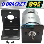 O Bracket Motor DC 895 885 Kaki Dinamo Dudukan Holder Tapak Klem Siku