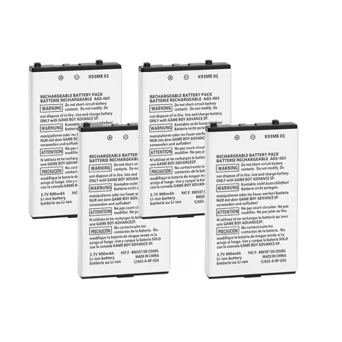 3.7V Rechargeable 900mAh Lithium Battery for Nintendo GBASP GameBoy Advance GBA SP