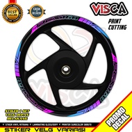 Stiker Velg - Sticker Velk - Stiker Cutting Velg - Stiker Velk Pcx 160 Motif Abs Bunglon Custom