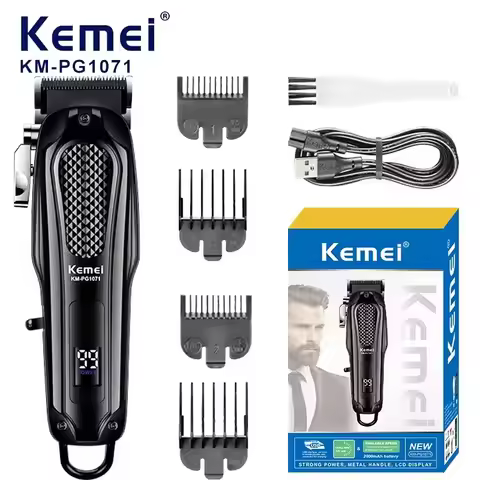 Kemei KM-PG1071 Professional Hair Clipper Rechargeable Cordless Hair Clipper Electric Hair Clipper K