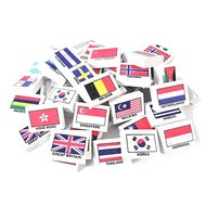 FANCY FLAG ERASER STUDENT ERASER (Clearance Stock) (stock lama)(Random Picture)