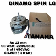 MESIN Best Selling Dynamo Spin Motor Dryer LG Washing Machine As 12 MM-90 Watt - 8uf 14 Kg SALE