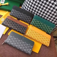 Goyard Goyard Dog Tooth Bag Latest Style Upgraded Version, Men Women Zipper Long Clip Wallet Unisex 