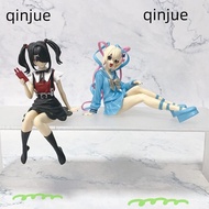 QINJUE Model Doll, Ame-chan 8~13cm PVC Ornament, Cartoon NEEDY STREAMER Super Ten-Chan OMGkawaiiAnge