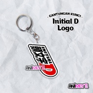 GANTUNGAN Initial D Logo Keychain / Keychain Acrylic Keychain