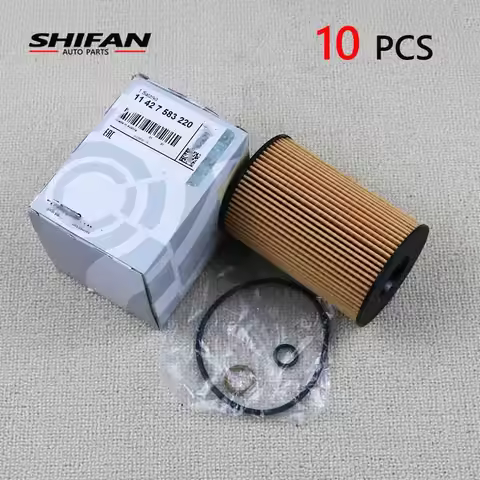 10 Pcs 11427583220 Engine Oil Filter For ALPINA B5 B6 B7 For BMW F10 F07 F11 F12 F13 F06 F01 750i G1