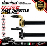 Original Domino Fast Throttle KRR03 Gold Black Kill Switch Cable 100% Genuine Red Blue Universal ZX1