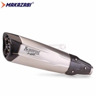 ระบบท่อไอเสียรถจักรยานยนต์หางเครื่องอุดท่อไอเสียหนีโมโตะท่อไอเสีย HP คาร์บอนไฟเบอร์สำหรับ ADV750 TRK