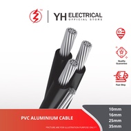 [ PER METER / LOOSE ] 10/ 16/ 25/ 35mm PVC ALUMINIUM CABLE / WIRING KABLE wayar aluminium single cor