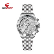 SSY CHAXIGO Casig Luminous Quartz Watch Mens Business Waterproof Calendar Three-eye Six-Pin Watch