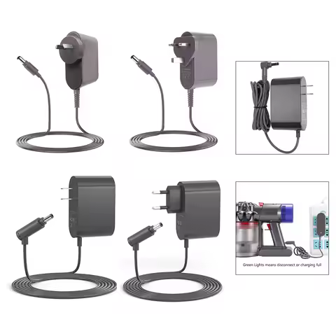 Vacuum Cleaner Accessories For Dyson V10 V11 V12 V15 Vacuum Cleaner Charger Power Cord Adapter 30.45