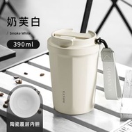 全城熱賣 - ▎保鮮陶瓷內膽▎ 專業咖啡隨行杯 保溫杯 保留咖啡原香 高顏值設計 防漏一鍵開蓋 咖啡伴侶