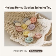 Malang Honey] 3Cái 1Bộ Đồ chơi hút quay Đồ chơi silicon cho bé Đồ chơi quay tắm cho trẻ em Cối xay g