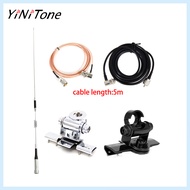 SG-M507 Tri-Band Antenna 3dB 100W with RB-400 Mount & 5M SC-316/RG58 Cable for Kenwood/Yaesu/ICOM Ca