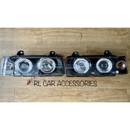 BMW e36 sedan Projector Headlight Headlamp Head lamp light led ring BODYKIT BODY KIT