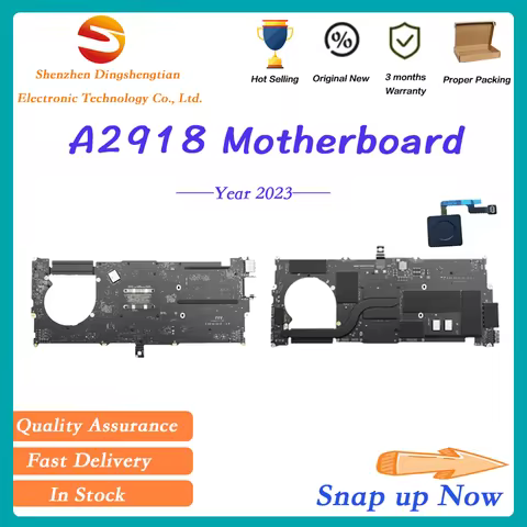 2023 Year For MacBook Pro 14" M3 A2918 EMC 8304 Motherboard 16G 32G 500G 1TB 2TB Logic Board With To