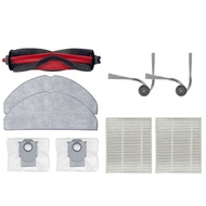 แปรงหลัก/แปรงข้าง/ผ้าม็อบ/ตัวกรอง/ถุงกรองฝุ่นใช้ได้กับ Roborock/ M5 Q7/Q7 TF /Q7 TF +/M5 Q7 +/อะไหล่