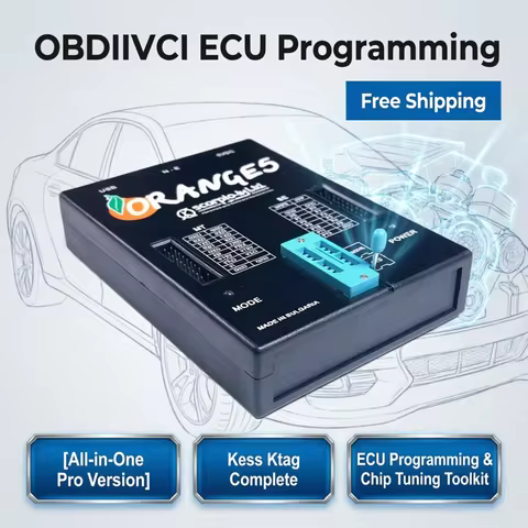 OBDIIVCI Orange5 ECU Programmer Orange5 Full OEM Adapters V1.35 Orange5 Plus Full Universal Programm