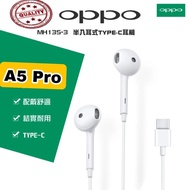 EARPHONE OPPO A5 Pro RENO 12 PRO 12F 11 10 Pro 9 8 PRO 7 6 PRO Find X7 TYPE-C USB EARPHONE MICROPHON