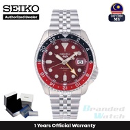 [Official Warranty] Seiko SSK031K1 Men's Seiko 5 Sport GMT Limited Edition Automatic Stainless Steel Strap Watch