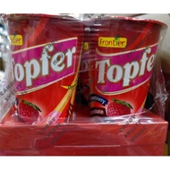 Topfer Chocolate Stick Double Cream Crunchy Chocolate & Strawberry 40g x 10cups