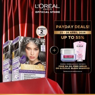 LOreal Paris Excellence Ash Supreme #6.11 Smoky Ash Hair Color Twinpack (Cat Rambut LOreal) (Cat / P
