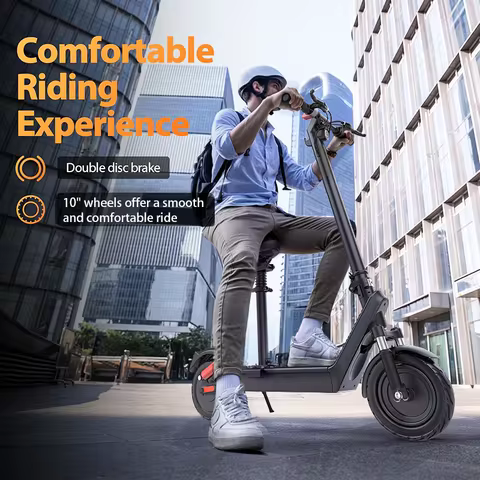 X8 Electric Scooter 8.5 Inch Vacuum Tire 36V 350W Embedded Battery One Step Fold Max 45KM Range Adul