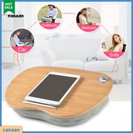 canaan|  Lap Table Portable Lap Desk with Cushion and Device Holder Adjustable and Wear-resistant Mu