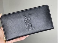 YSL SAINT LAURENT 牛皮拉鍊長夾