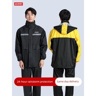 baju hujan motor waterproof baju hujan motor Full Body Waterproof Female Rider Takeaway Raincoat Rai