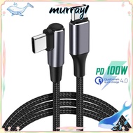 MURRAY USB C to USB Type C Cable 5A 90 Degree Mobile Phone Fast Charging