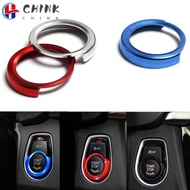 CHINK 2Pcs Car Ignition Switch Cover  Accessories Circle Auto Interior Covers for For BMW 1/2/3 series F20 F21 F30 X1 F48