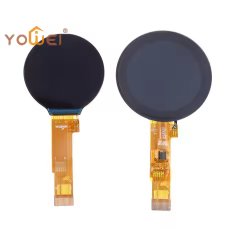 Latest IPS 1.28 Inch 15PIN SPI 262K TFT LCD Capacitive Touch Round Screen GC9A01 Controller CST816D