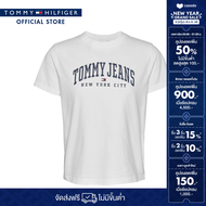 Tommy Hilfiger เสื้อยืด ผู้หญิง รุ่น DW0DW19826 YBR - สีขาว