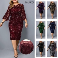 kenty Plus Size Long Evening Gown Ninang Dress for Wedding Glitz and Glamour Shimmering