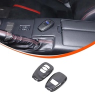 For Subaru Subaru BRZ Forester Outback Legacy XV Car Key Decorative Shell ABS Carbon Fiber Pattern A