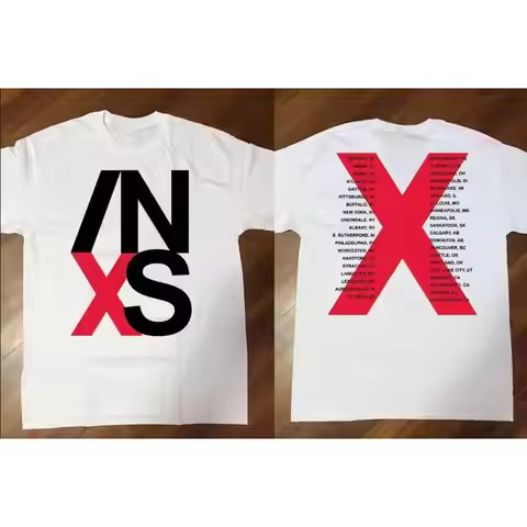 inxs x factor tour 1991 concert music For fans T shirt size S 5XL