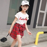 MML Childrens Fashion 2PCS（Blouses+Skirt） High Quality korean skirt for kids girl casual clothes 3 t