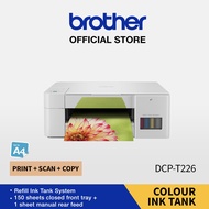 Brother DCP-T226 A4 3-in-1 Colour Ink Tank Printer | Refill Ink Tank | Print Scan Copy