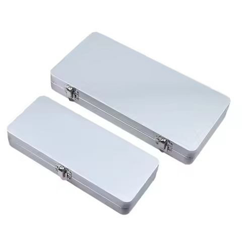Practical Lid Design Tinplate Flip Lock Iron Box Multifunctional Metal Rectangular Box With Lid 202x