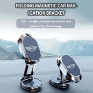 Metal Magnetic Car Mobile Phone Holder Folding Magnet Cell Phone Stand Car For Mini Cooper S JCW R55 R56 R50 R53 R60 F55 F56