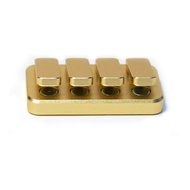 Golden EDC Seesaw Push Brand Metal Pop Coin Ring Coin Fingertip Press Piano Metronome Fingertip Toy