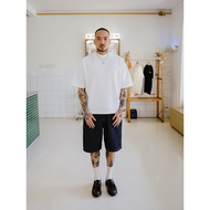 Popgun Studio Plain White Boxy Fit 16S Heavyweight T-Shirt (235 GSM)