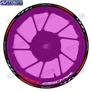For Honda CBR250RR CBR250 RR Motorcycle Racing 17 Inch Front And Rear Wheel Hub Sticker Decal Waterp