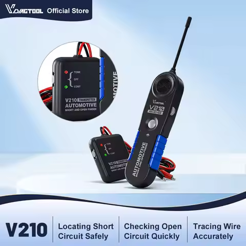 VDIAGTOOL V210 Automotive Circuit Breaker Finder Electrical Tester Wire Tracer Open & Short Circuit 