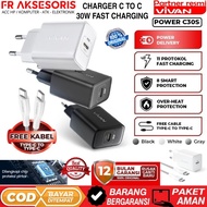 CHARGER TYPE C 30W VIVAN C30S 30W FAST CHARGING Mini Charger POWER C30S Super Fast Charging PD QC 3.