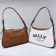 Bally Bally Bally First Layer Cowhide Underarm Bag Fashion Light Luxury One-Shoulder Messenger Bag F