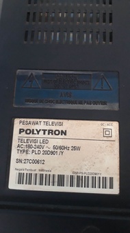 LAMPU BL/BACKLIT TV LED POLYTRON PLD20D901/Y/ 20D9501 MASIH BAGUS LAYAK PAKE
